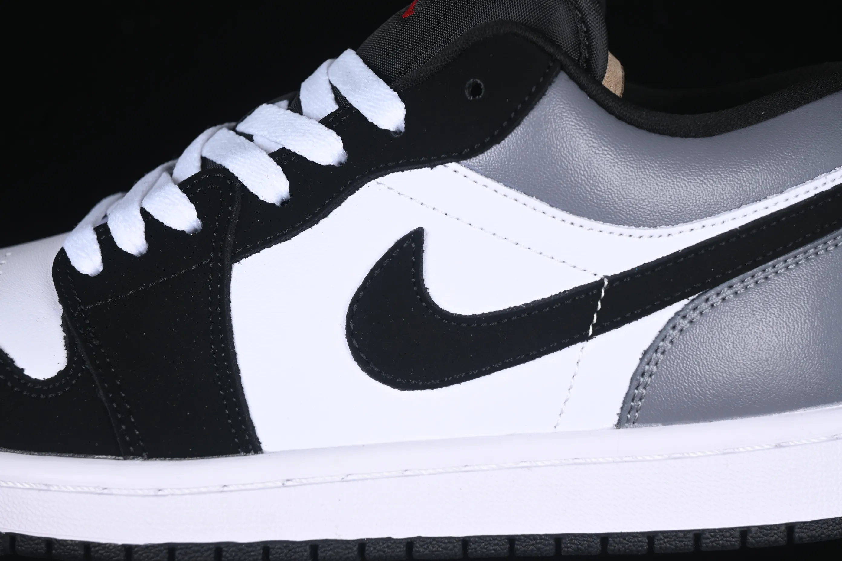 All categories Air Jordan Jordan series basketball shoes Air Jordan 1 Low Air Jordan 1 Low AJ1 Joe 1 gray white black hook low-top cultural casual sneakers HF3148-106